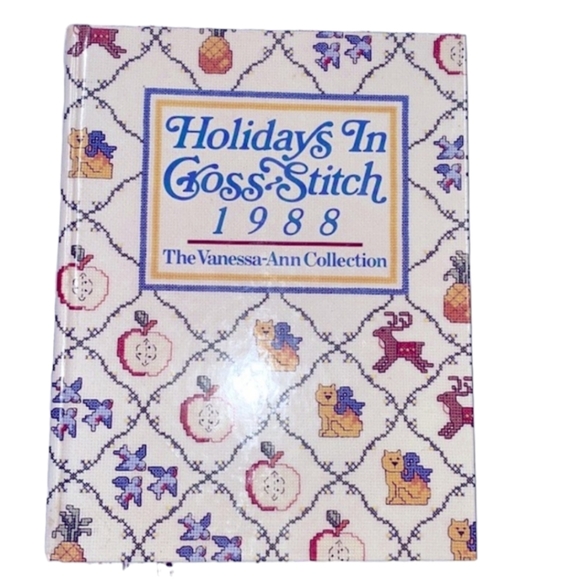 Vintage Holidays in Cross-stitch hardback book - Picture 1 of 15